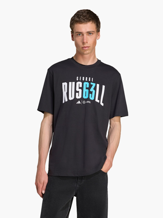 adidas Mercedes - AMG Petronas Formula One Team George Russell T-Shirt Schwarz 141224 2