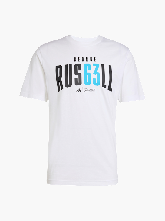 adidas Mercedes - AMG Petronas Formula One Team George Russell T-Shirt Weiß 141225 1