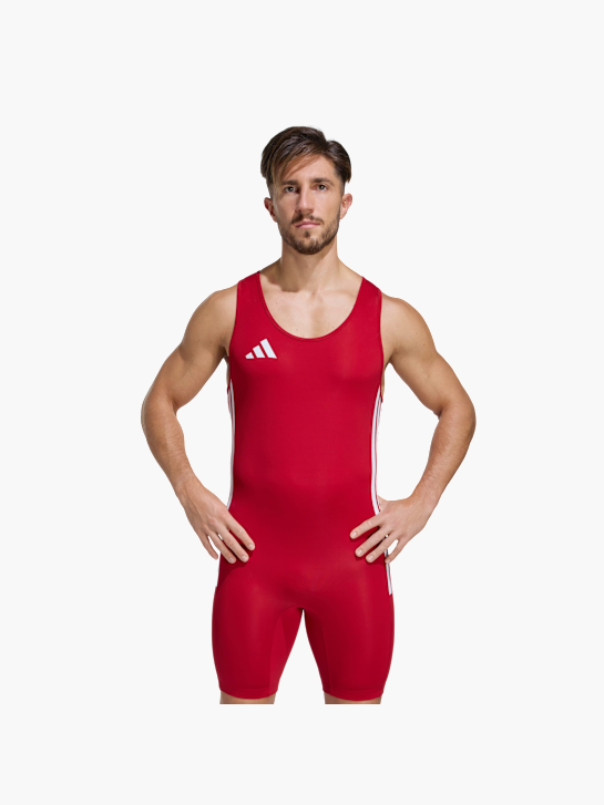 adidas Powerlift Weightlifting Einteiler Rot 156541 2