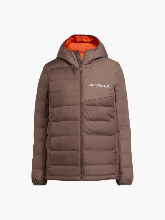adidas Terrex Multi Light Down CLIMAWARM Kapuzenjacke Braun 156826 1