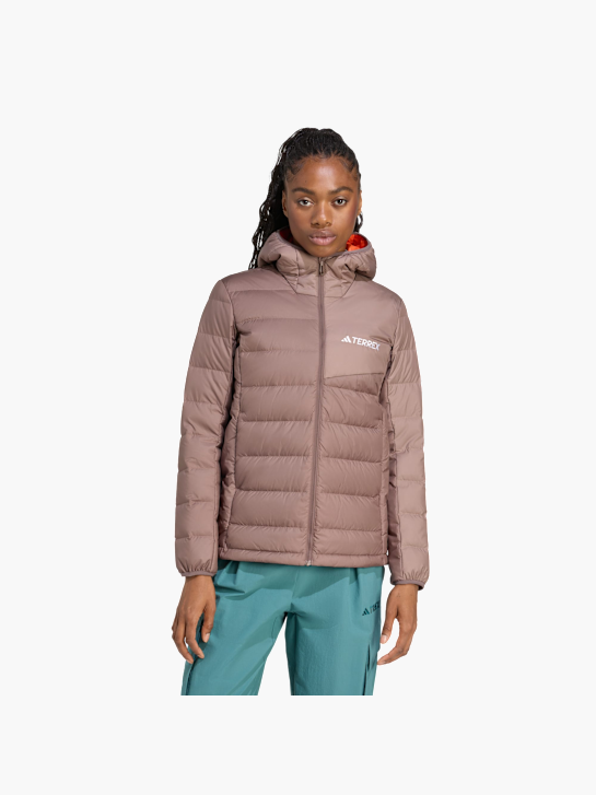 adidas Terrex Multi Light Down CLIMAWARM Kapuzenjacke Braun 156826 2