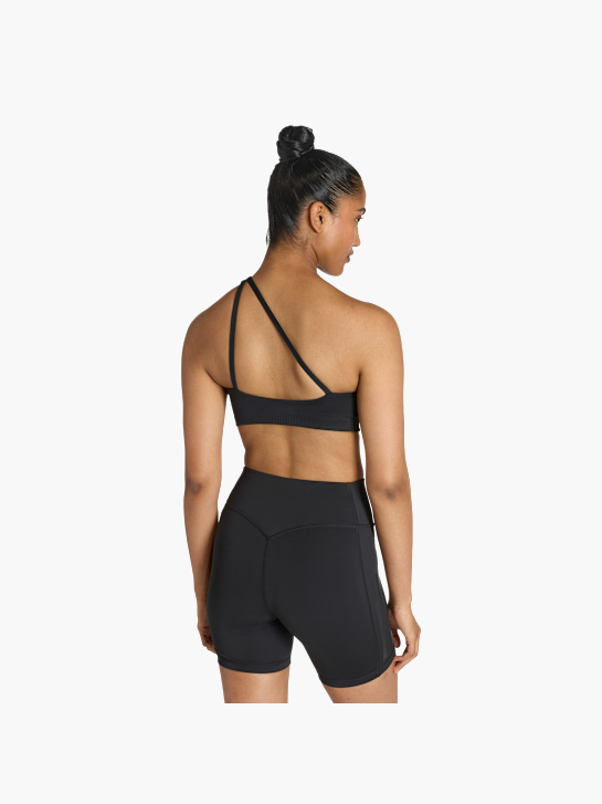 adidas Optime Workout Rib One-Shoulder-BH mit leichtem Halt Schwarz 156199 4