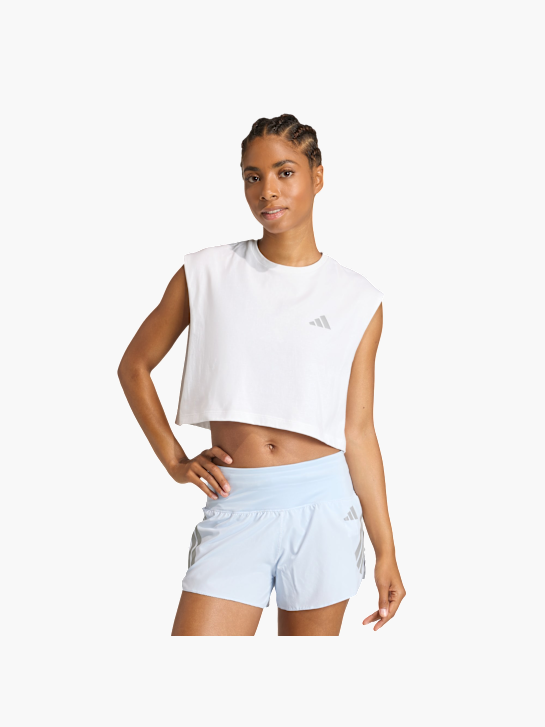 adidas adi365 Running Essentials Crop T-Shirt Weiß 156890 2