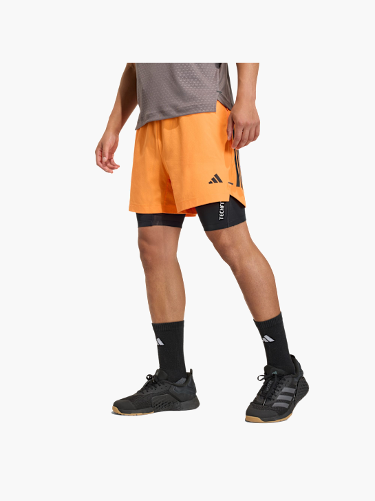 adidas D4T PrimeLift 3-STREIFEN SHORTS Orange 156932 2
