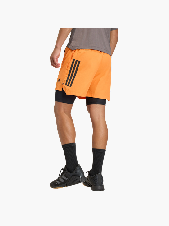 adidas D4T PrimeLift 3-STREIFEN SHORTS Orange 156932 3