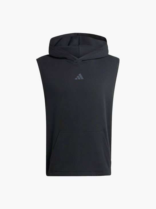adidas Power Workout Sleeveless Hoodie Schwarz 156202 1