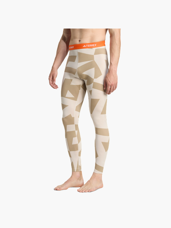 adidas Multi Synthetic Base Layer Leggings Beige 156416 2