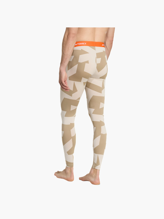 adidas Multi Synthetic Base Layer Leggings Beige 156416 3