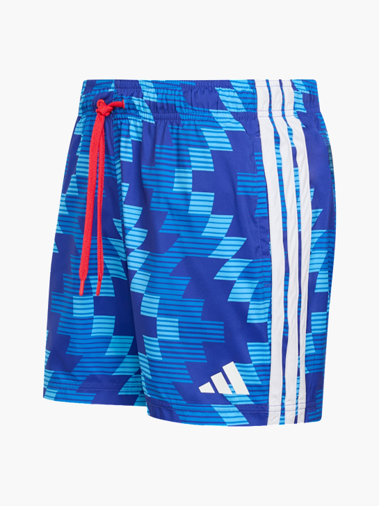 adidas 5-Inch&nbsp;Badeshorts mit fußball-inspirierter Grafik Blau 157391 1