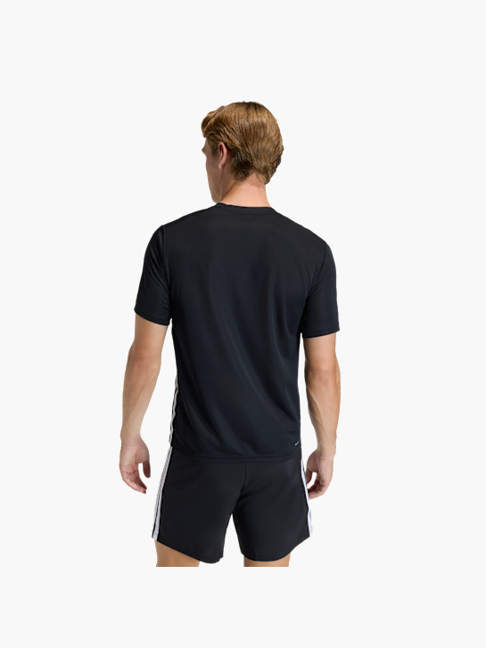 adidas WORKOUT ESSENTIALS BASE 3-STREIFEN T-SHIRT Schwarz 156902 3