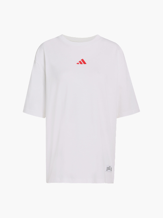 adidas MINI EMBROIDERY OVERSIZED GRAPHIC T-SHIRT Weiß 156929 1