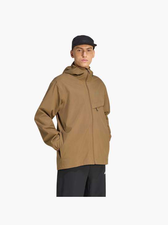 adidas TERREX MULTI 2 LAYER CLIMAPROOF REGENJACKE Braun 156279 2