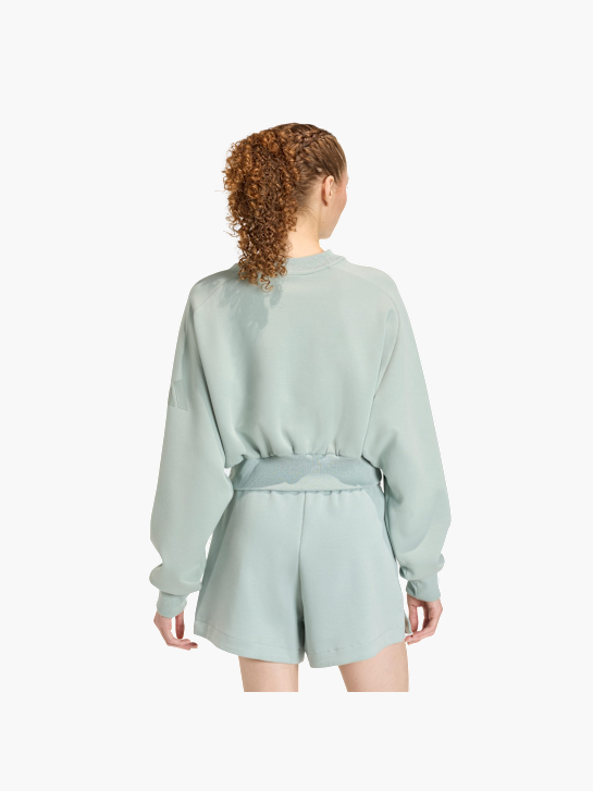 adidas Soft Lux Sweatshirt, locker geschnitten Grün 156328 3