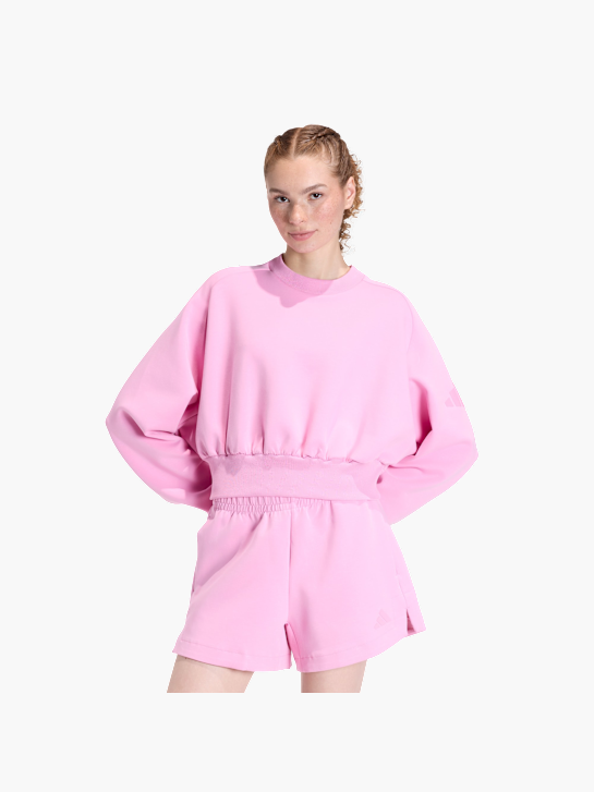 adidas Soft Lux Sweatshirt, locker geschnitten Pink 156329 2