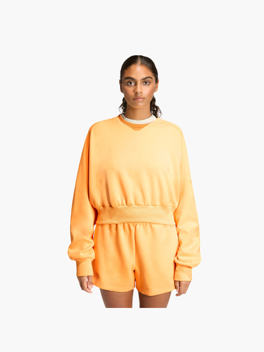 adidas Soft Lux Sweatshirt, locker geschnitten Orange 156330 2