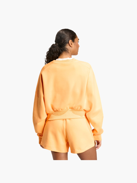 adidas Soft Lux Sweatshirt, locker geschnitten Orange 156330 3