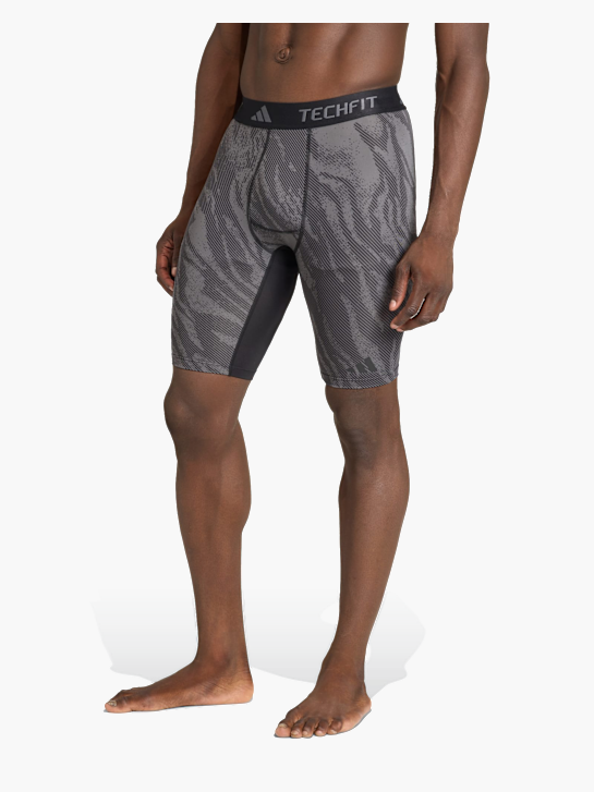 adidas Techfit AOP Kurze Leggings Grau 168889 2