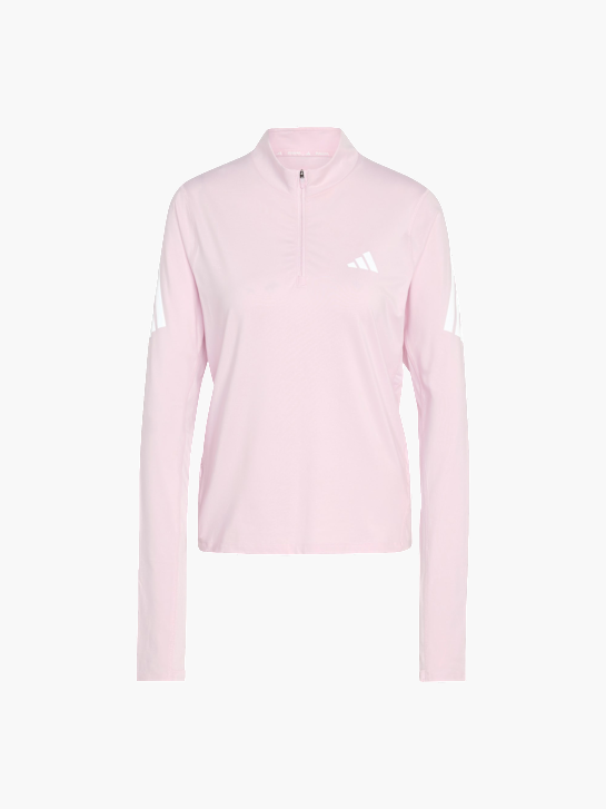 adidas adi365 Iconic Running Pullover mit Reißverschluss bis zur Brust Rosa 156809 1