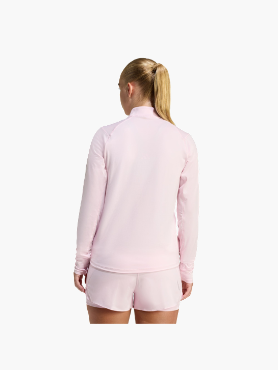 adidas adi365 Iconic Running Pullover mit Reißverschluss bis zur Brust Rosa 156809 3