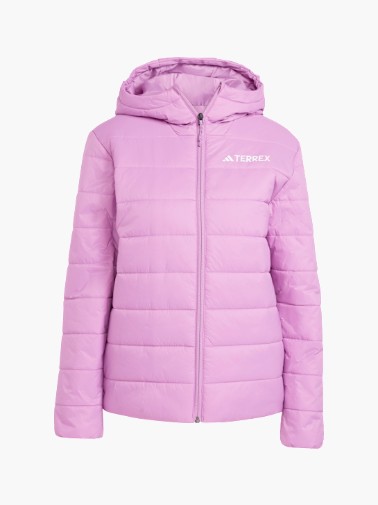adidas Terrex Multi Essentials CLIMAWARM Isolierte Kapuzenjacke Lila 141221 1