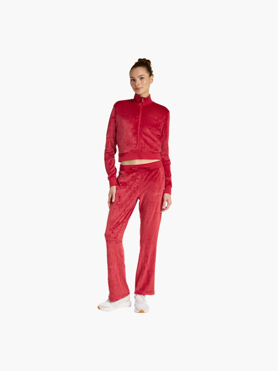 adidas Glam Velvet Trainingsanzug Rot 156612 2