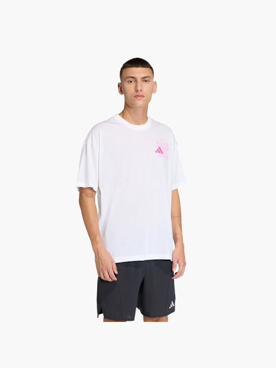 adidas CLIMACOOL FUN TRAINING Grafik T-Shirt Weiß 156781 2