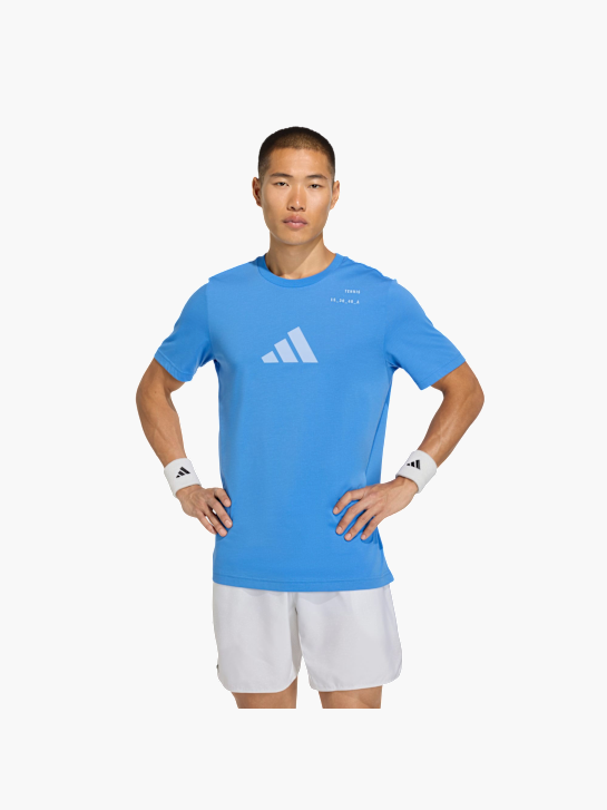 adidas Tennis Category Grafik T-Shirt Blau 156083 2