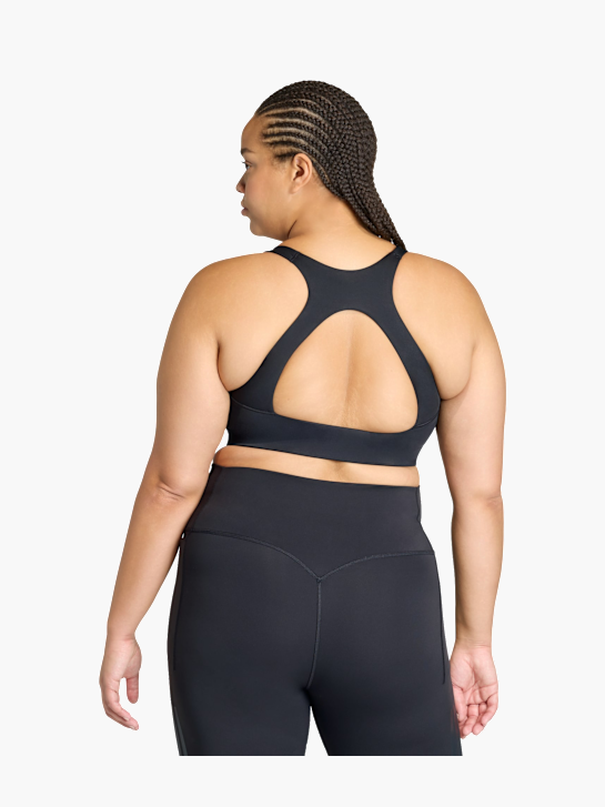 adidas Optime Workout 3-Streifen BH, mittlere Belastung (Große Größe) Schwarz 169689 4