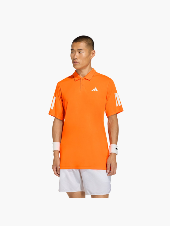adidas Club Tennis 3-Streifen Poloshirt Orange 156458 2
