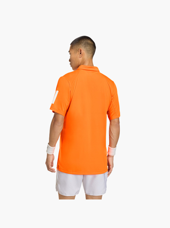 adidas Club Tennis 3-Streifen Poloshirt Orange 156458 3