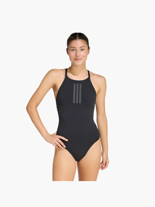 adidas Iconisea Ribbed Padded Badeanzug, dünne Träger Braun 156255 2