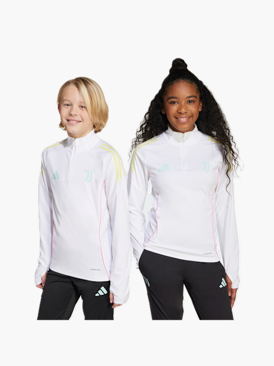 adidas Juventus Turin Tiro 25 Competition Kids Trainingsoberteil Weiß 132397 2