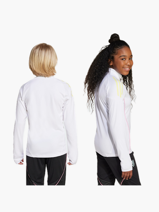 adidas Juventus Turin Tiro 25 Competition Kids Trainingsoberteil Weiß 132397 3