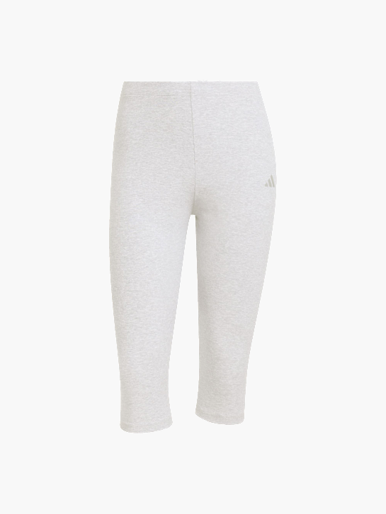adidas Seasonal Essentials Rib Capri Leggings Grau 156924 1