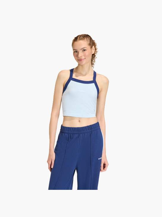 adidas Seasonal Essentials Colorpop Tanktop mit aufgestickter Grafik Blau 156081 2