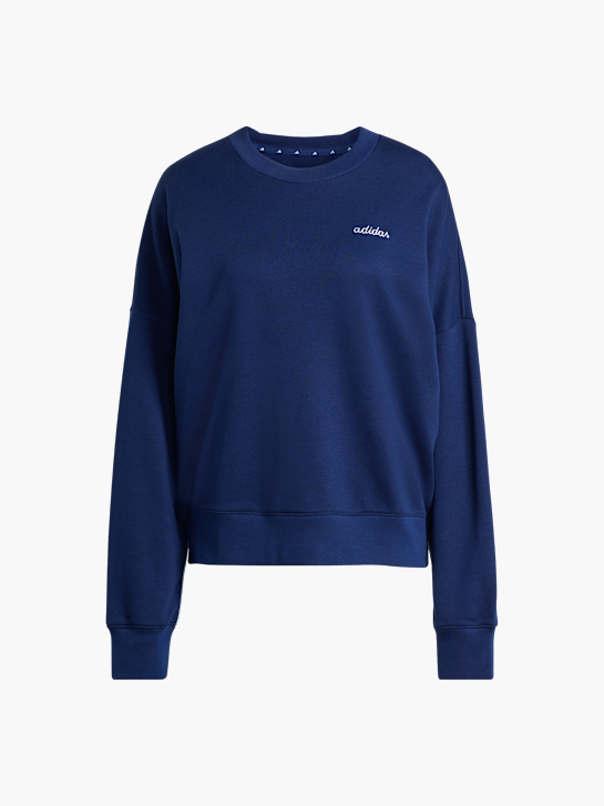 adidas Seasonal Essentials Colorpop Sweatshirt mit aufgestickter Grafik Blau 156523 1
