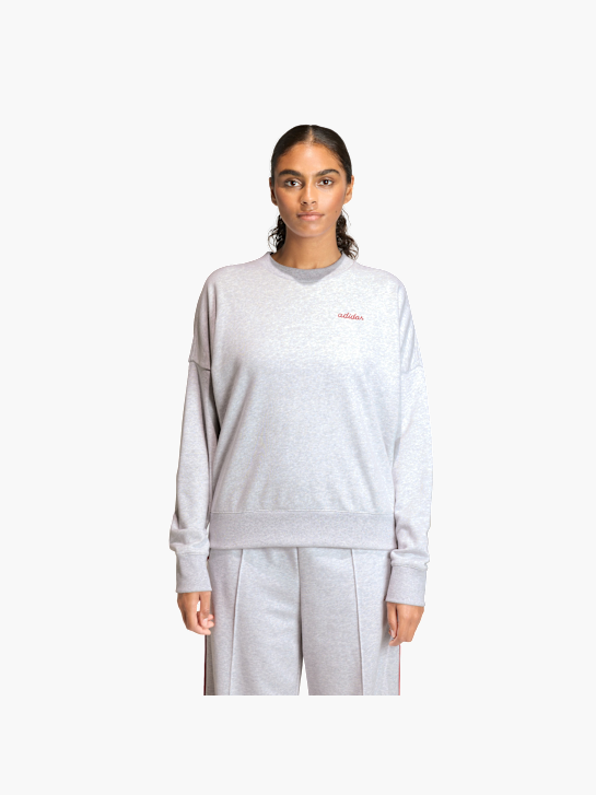 adidas Seasonal Essentials Colorpop Sweatshirt mit aufgestickter Grafik Hellgrau 156524 2