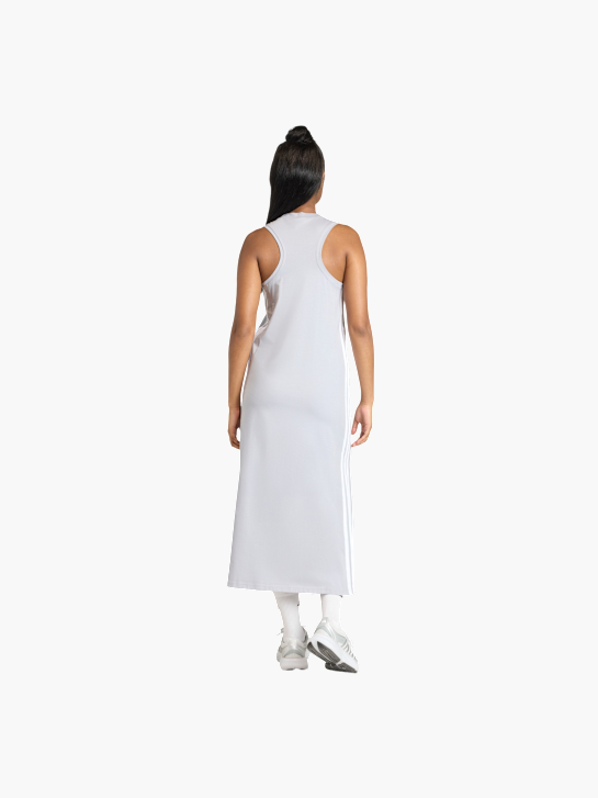 adidas Essentials 3-Streifen Long Racerback Kleid Hellgrau 156471 3