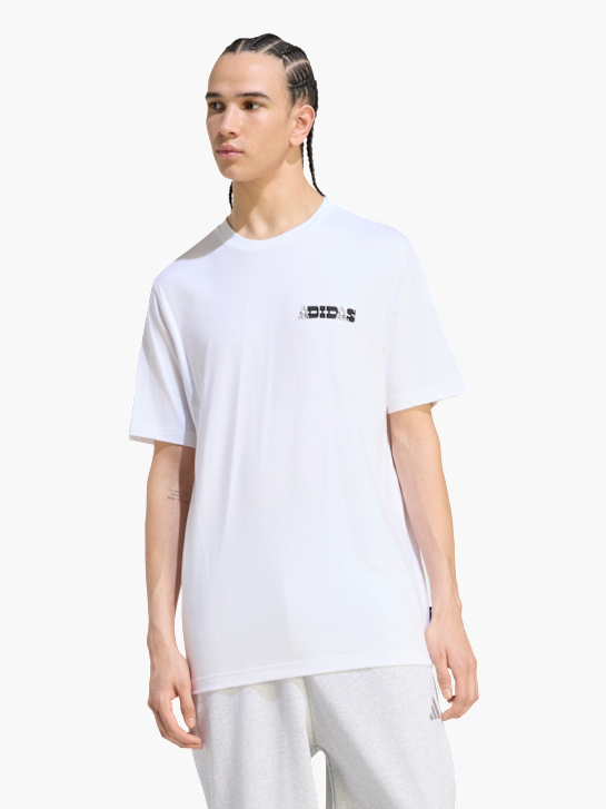 adidas NOVELTY CARDS GRAFIK T-SHIRT Weiß 168901 2