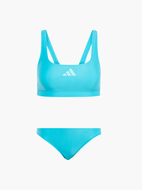 adidas 3-Streifen Bikini V-förmiger Rückenausschnitt Türkis 156431 1