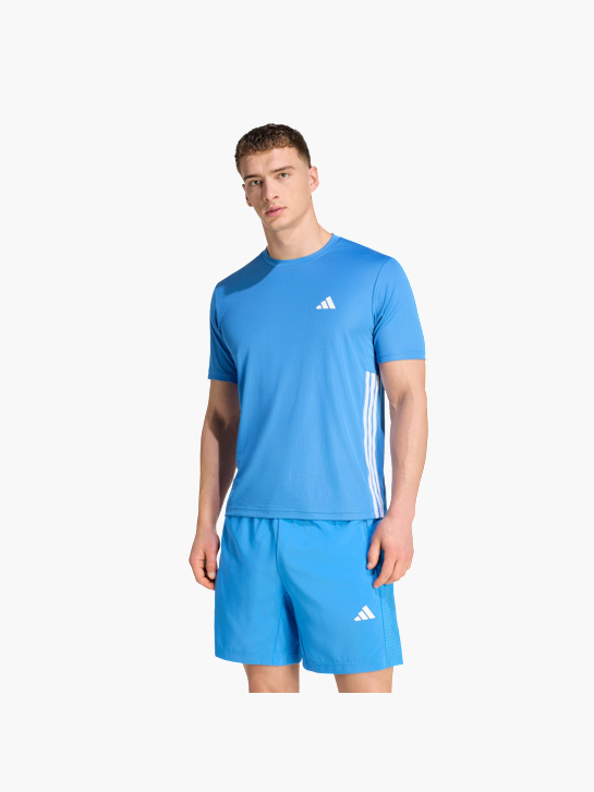 adidas WORKOUT ESSENTIALS BASE 3-STREIFEN T-SHIRT Blau 156905 2