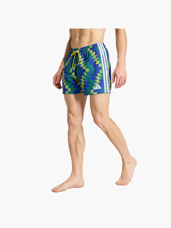adidas 5-Inch&nbsp;Badeshorts mit fußball-inspirierter Grafik Gelb 157392 2