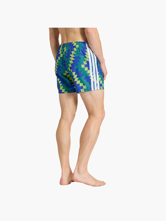adidas 5-Inch&nbsp;Badeshorts mit fußball-inspirierter Grafik Gelb 157392 3