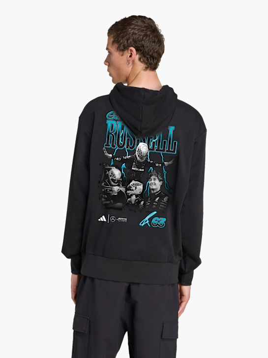 adidas Mercedes - AMG Petronas Formula One Team George Russell Graphic Hoodie Schwarz 142895 3