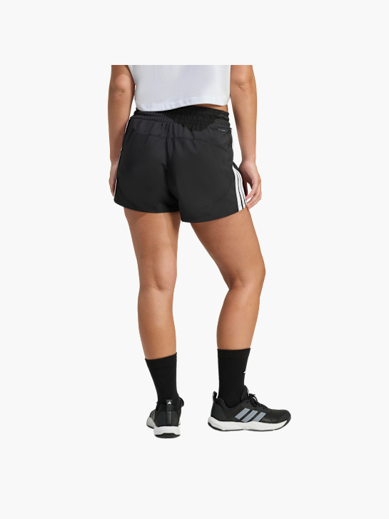 adidas Pacer Workout Shorts mit hohem Bund aus gewebtem Material Schwarz 156787 3