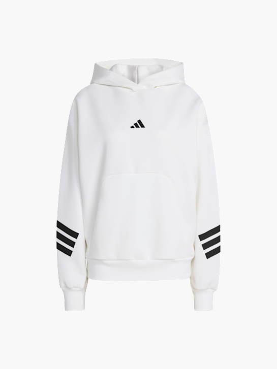 adidas Future Icons 3-Streifen Hoodie Weiß 156433 1