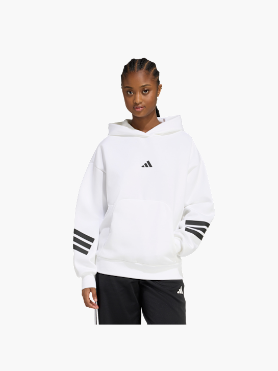 adidas Future Icons 3-Streifen Hoodie Weiß 156433 2