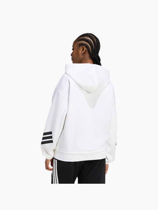adidas Future Icons 3-Streifen Hoodie Weiß 156433 3