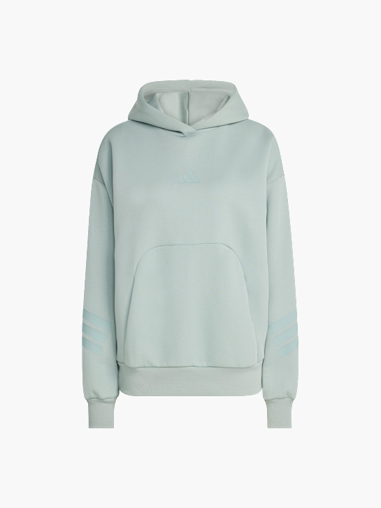 adidas Future Icons 3-Streifen Hoodie Grün 156434 1