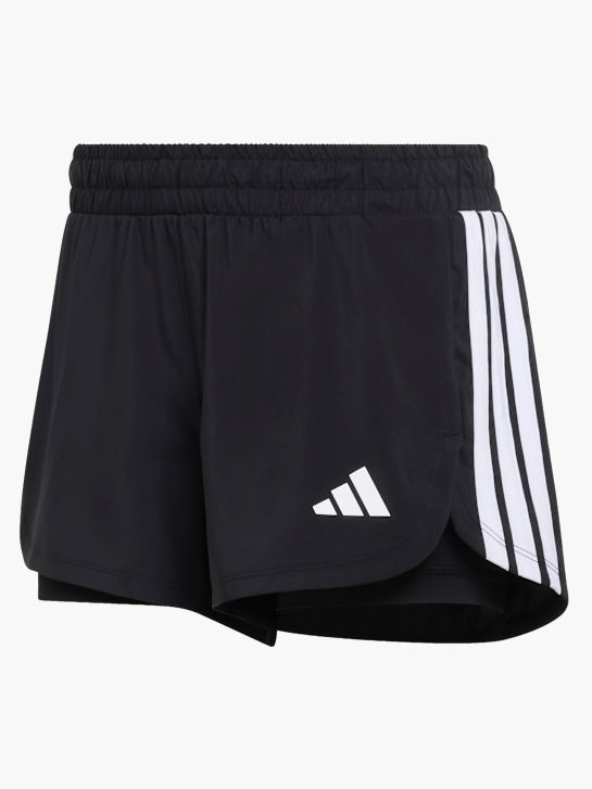 adidas Pacer Workout Woven 2in1 Shorts Schwarz 156945 1